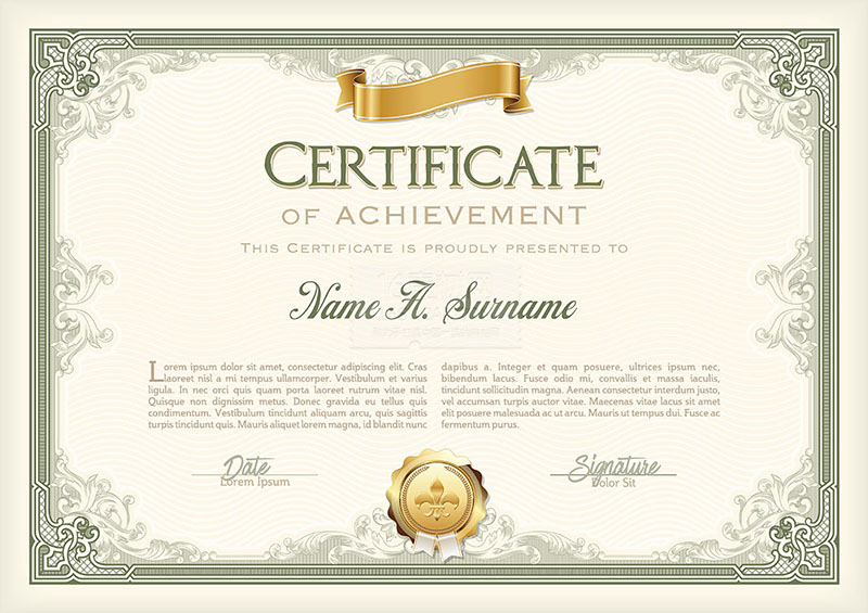 职业健康安全管理体系认证证书